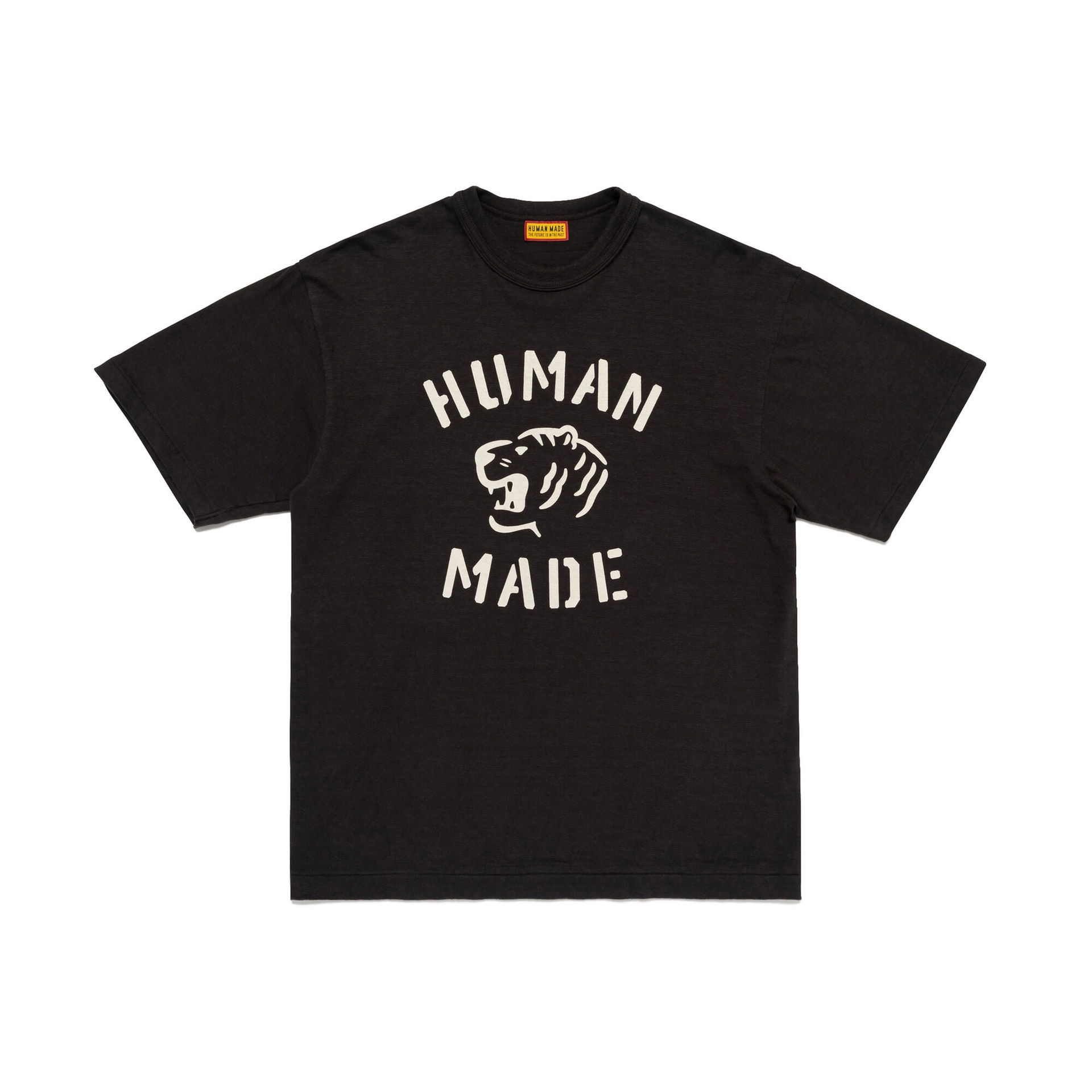 實拍 免運 日潮 Human Made 經典 虎頭 印花 字母 重磅 竹節棉 短袖 T恤 潮流 穿搭必備 日系潮流 美式街頭:圖片 2