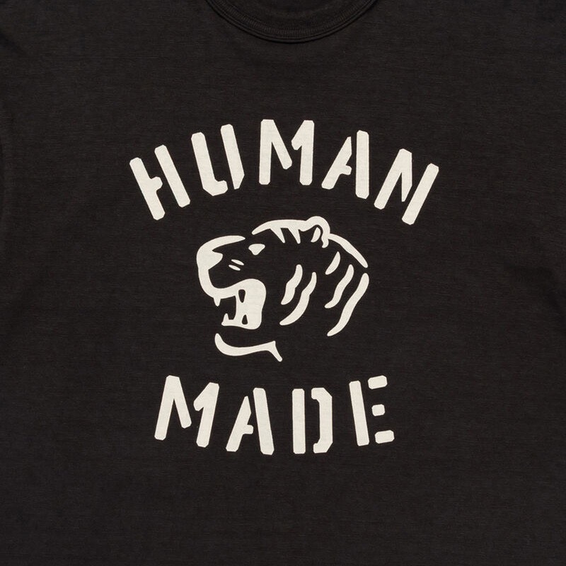 實拍 免運 日潮 Human Made 經典 虎頭 印花 字母 重磅 竹節棉 短袖 T恤 潮流 穿搭必備 日系潮流 美式街頭:圖片 7