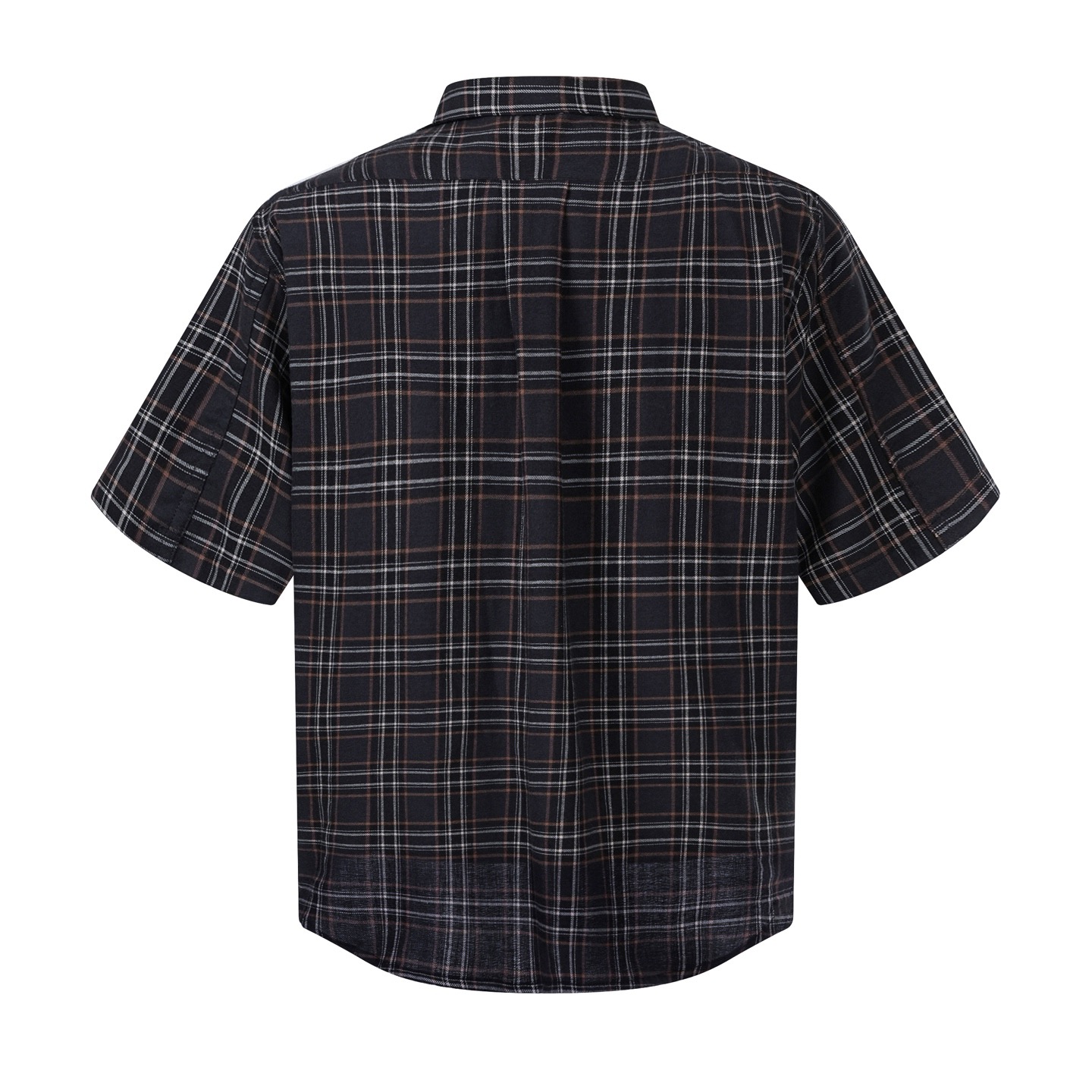 實拍免運 Chrome Hearts 克羅心 經典暗黑格紋 925 匕首拉鍊 短袖襯衫 街頭 高端 玩家 必備 奢華 硬核 美式 穿搭:圖片 3