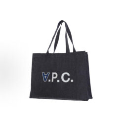 實拍 免運 法籍 A.P.C. 經典 Logo 印花 聚氨酯 托特包 購物袋 手提包 潮流 穿搭必備 日系 簡約 男女同款