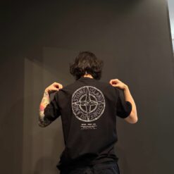 實拍免運 Stone Island 石頭島 2026春夏 經典羅盤 龜裂斑駁印花 短袖 短T T恤 頂級工藝 潮流穿搭 高街 軍工裝
