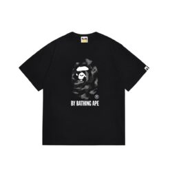 Alternative view of 實拍免運 A BATHING APE Bape 經典黑灰迷彩 猿人頭 印花短袖 短T T恤 街頭滑板 日系高街 裏原宿 猿人迷必備