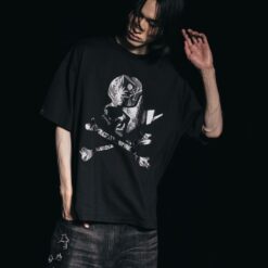 Alternative view of 實拍免運 猿人聯名暗黑帝王 BAPE × mastermind JAPAN 骷髏星星 抽繩短袖T恤 街頭 頂尖 玩家 必備 奢華 猿人頭