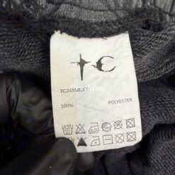 實拍免運 Thug Club 重工水洗仿舊短褲 經典星月刺繡Logo 破壞毛邊 寬鬆休閒短褲 五分褲 寬褲 潮流褲 韓國高街必備 男款:圖片 11