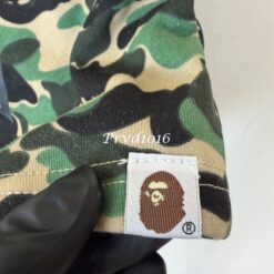 實拍免運 BAPE 經典鯊魚 迷彩圖案 寬鬆休閒短褲 猿人頭 五分褲 寬褲 運動褲 潮流褲 褲子 City Boy 日潮必備 美式街頭 男款：圖片 11