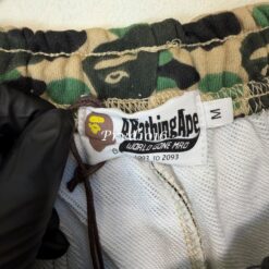 實拍免運 BAPE 經典鯊魚 迷彩圖案 寬鬆休閒短褲 猿人頭 五分褲 寬褲 運動褲 潮流褲 褲子 City Boy 日潮必備 美式街頭 男款：圖片 14