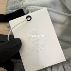 實拍免運 Chrome Hearts 克羅心 經典十字架 皮貼 灰色 短褲 棉質短褲 運動短褲 頂級工藝 潮流穿搭 高街 奢華 美式街頭 潮流風格：圖片 15