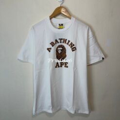 實拍免運 A BATHING APE Bape 狂野豹紋 猿人頭 印花短袖 短T T恤 街頭滑板 日系高街 裏原宿 猿人迷必備:圖片 7