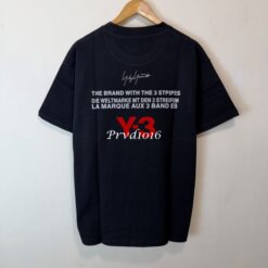 實拍 免運 Y-3 Yohji Yamamoto logo 山本耀司 經典紅字 聯名短T 寬鬆 短袖T恤 高端街頭 潮流必備 黑白雙色：圖片 10