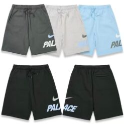 Alternative view of 實拍免運 PALACE Nike 聯名款 寬鬆 運動短褲 柔軟親膚 撞色 街頭必備 潮流 逛街 滑板 美式穿搭 日潮風格