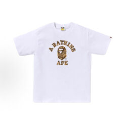 實拍免運 A BATHING APE Bape 狂野豹紋 猿人頭 印花短袖 短T T恤 街頭滑板 日系高街 裏原宿 猿人迷必備:圖片 5