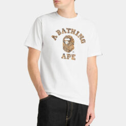 實拍免運 A BATHING APE Bape 狂野豹紋 猿人頭 印花短袖 短T T恤 街頭滑板 日系高街 裏原宿 猿人迷必備