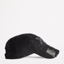 實拍 免運 Balenciaga 巴黎世家 METALHEAD 重度破壞 刺繡貼布 老帽 棒球帽 鴨舌帽 軟頂版型 龐克 高街 男女同款 情侶款 穿搭必備：圖片 5