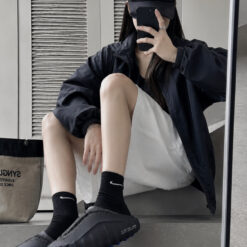 實拍 免運 Nike  聯名 Fragment Design 藤原浩 閃電 Mind 001 舒適科技 包頭拖鞋 懶人鞋 鞋子 漸變黑男女同款 美式街頭 出國旅行：圖片 3