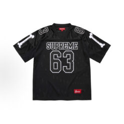 實拍免運 Supreme 骨頭 網眼 短袖 足球衣 復古 街頭 Blockcore 必備 短T T恤 上衣 運動 逛街 出國 美式穿搭 街頭潮流：圖片 4