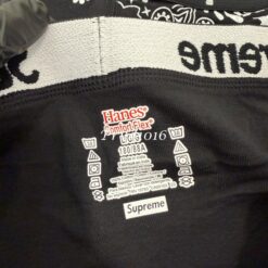 實拍免運 Supreme x Hanes Bandana Boxer Briefs 變形蟲 印花 平角內褲 經典聯名 男款 1組2條裝：圖片 8