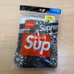 實拍免運 Supreme x Hanes Bandana Boxer Briefs 變形蟲 印花 平角內褲 經典聯名 男款 1組2條裝：圖片 11