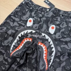 實拍免運 BAPE x adidas Originals 聯名 鯊魚 閃電 滿版猿人迷彩 寬鬆短褲 五分褲 聯名款 街頭霸王 男女同款 高街必備：圖片 11