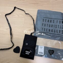 實拍免運 Human Made Heart Logo 隨身手機包/掛頸包 經典愛心 字母掛繩 兩用 機能款：圖片 7