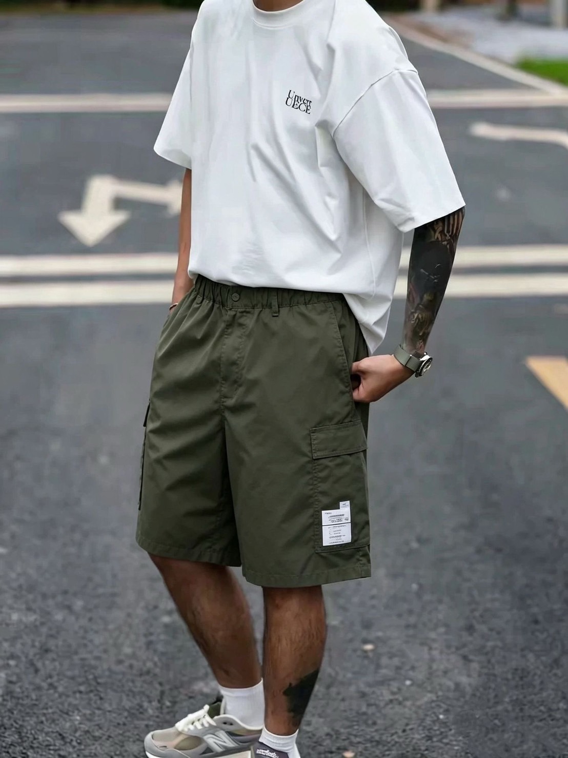 實拍免運 NEIGHBORHOOD NBHD 26SS 工裝短褲 大口袋 防風 鬆緊腰 休閒 男女同款 潮流 街頭 穿搭 瀧澤伸介:圖片 26