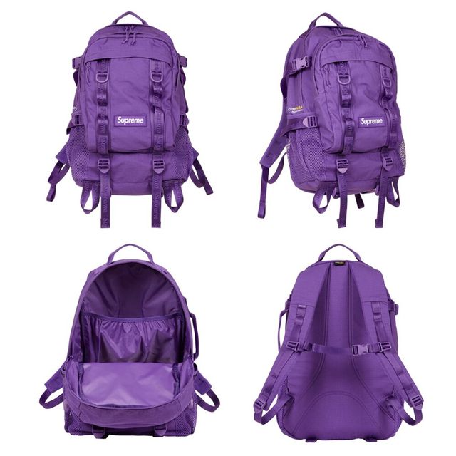 實拍免運 Supreme 2026 Backpack 四色 後背包 雙肩包 出國 旅行 逛街 運動 上課 通勤:圖片 5