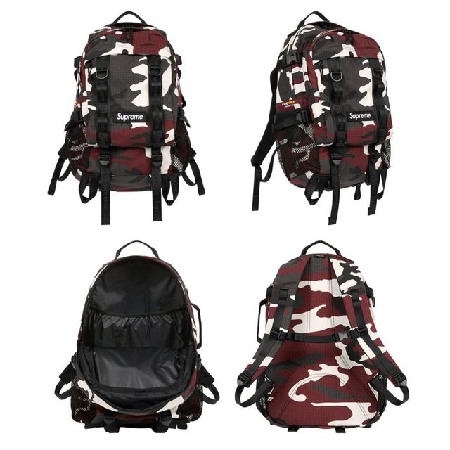 實拍免運 Supreme 2026 Backpack 四色 後背包 雙肩包 出國 旅行 逛街 運動 上課 通勤:圖片 6