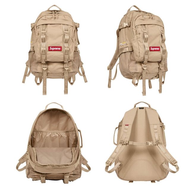 實拍免運 Supreme 2026 Backpack 四色 後背包 雙肩包 出國 旅行 逛街 運動 上課 通勤:圖片 7