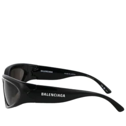 實拍免運 Balenciaga BB0157S 001 巴黎世家 經典 黑框 亮黑 貓眼 墨鏡 太陽眼鏡：圖片 4
