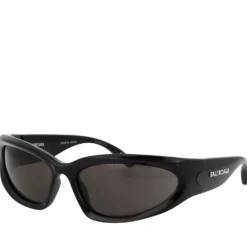 Alternative view of 實拍免運 Balenciaga BB0157S 001 巴黎世家 經典 黑框 亮黑 貓眼 墨鏡 太陽眼鏡