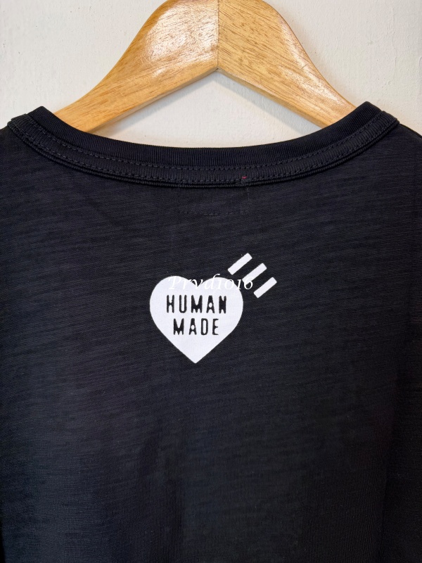 實拍免運 HUMAN MADE 復古竹節棉 厭世狗 橘色毛絨小狗 短袖 短T T恤 男女同款:圖片 13