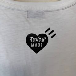 實拍免運 HUMAN MADE 復古竹節棉 厭世狗 橘色毛絨小狗 短袖 短T T恤 男女同款:圖片 21