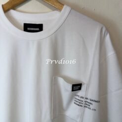 實拍免運 NEIGHBORHOOD NBHD 經典口袋標籤 質感短袖 Tee 口袋短T 潮流 男女同款 日系工裝 街頭 寬鬆 穿搭：圖片 8