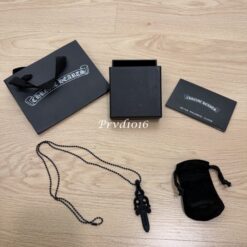 實拍免運 Chrome Hearts CH 克羅心 黑化 Dagger 寶劍 橡膠 矽膠 項鍊:圖片 6