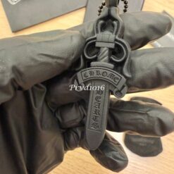 實拍免運 Chrome Hearts CH 克羅心 黑化 Dagger 寶劍 橡膠 矽膠 項鍊:圖片 8