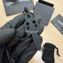 實拍免運 Chrome Hearts CH 克羅心 黑化 Dagger 寶劍 橡膠 矽膠 項鍊:圖片 12