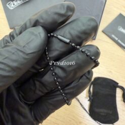 實拍免運 Chrome Hearts CH 克羅心 黑化 Dagger 寶劍 橡膠 矽膠 項鍊:圖片 15