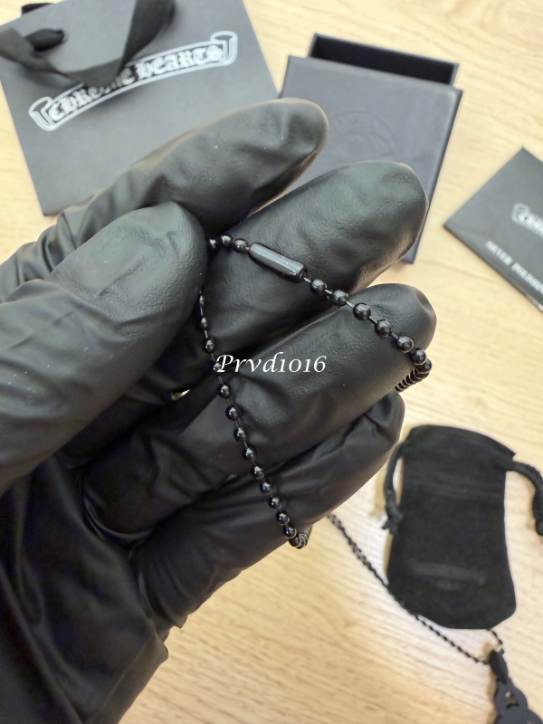 實拍免運 Chrome Hearts CH 克羅心 黑化 Dagger 寶劍 橡膠 矽膠 項鍊:圖片 15