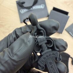 實拍免運 Chrome Hearts CH 克羅心 黑化 Dagger 寶劍 橡膠 矽膠 項鍊:圖片 18