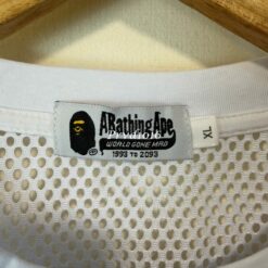 實拍免運 A Bathing Ape BAPE 經典大猿人 Mesh Tee 網眼透氣短袖 洞洞衣 潮流 男女同款 疊穿 街頭 寬鬆 穿搭：圖片 11