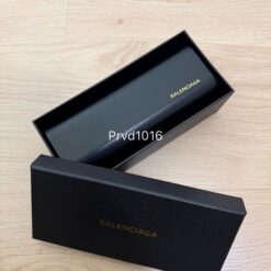 實拍免運 Balenciaga BB0157S 001 巴黎世家 經典 黑框 亮黑 貓眼 墨鏡 太陽眼鏡：圖片 21