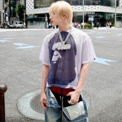 Alternative view of 實拍免運 A Bathing Ape BAPE 經典大猿人 Mesh Tee 網眼透氣短袖 洞洞衣 潮流 男女同款 疊穿 街頭 寬鬆 穿搭