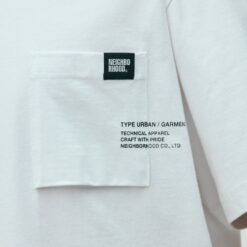 實拍免運 NEIGHBORHOOD NBHD 經典口袋標籤 質感短袖 Tee 口袋短T 潮流 男女同款 日系工裝 街頭 寬鬆 穿搭：圖片 4