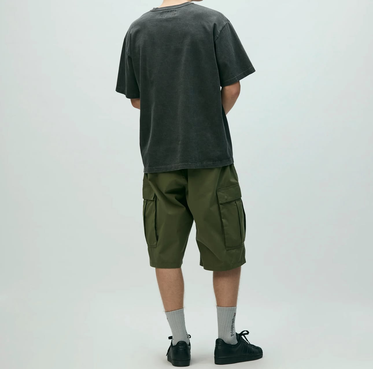 實拍免運 NEIGHBORHOOD NBHD 26SS 工裝短褲 大口袋 防風 鬆緊腰 休閒 男女同款 潮流 街頭 穿搭 瀧澤伸介:圖片 4