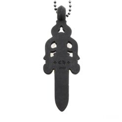 Alternative view of 實拍免運 Chrome Hearts CH 克羅心 黑化 Dagger 寶劍 橡膠 矽膠 項鍊