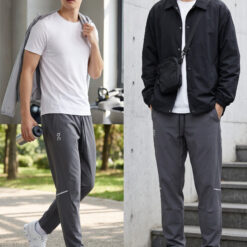 實拍免運 On Running Weather Pants 瑞士機能 輕量防風束口長褲 男款 灰色 跑步 訓練 城市機能 穿搭 戶外