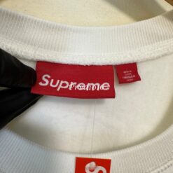 實拍免運 Supreme 25FW Washed Box Logo Crewneck 水洗 經典 盒標 衛衣 長袖大學T 男女同款 黑灰白紅深藍：圖片 18