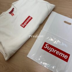 實拍免運 Supreme 25FW Washed Box Logo Crewneck 水洗 經典 盒標 衛衣 長袖大學T 男女同款 黑灰白紅深藍：圖片 27