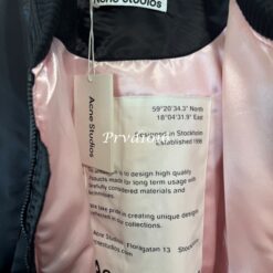 實拍免運 Acne Studios 經典標誌 緞面飛行夾克 飛行外套 男女同款 字母印花 夾克外套 潮流穿搭 質感配件:圖片 10