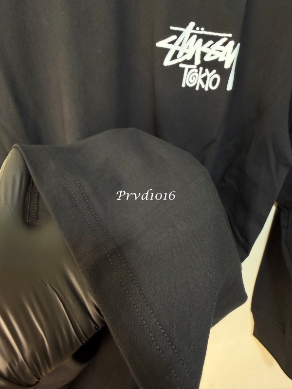 (現貨專區)實拍免運 Stussy TOKYO 東京限定 經典簽名 Logo 字母 長袖T恤 長T 潮流男女同款 黑色:圖片 8