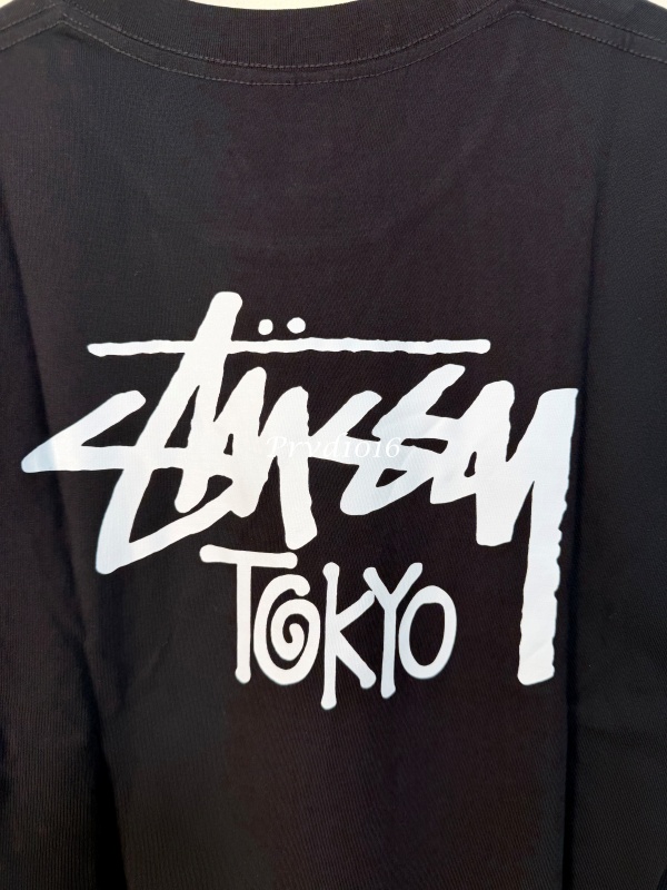 (現貨專區)實拍免運 Stussy TOKYO 東京限定 經典簽名 Logo 字母 長袖T恤 長T 潮流男女同款 黑色:圖片 10
